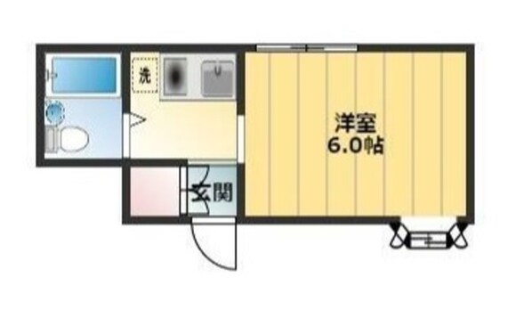 小山ハイツの物件間取画像